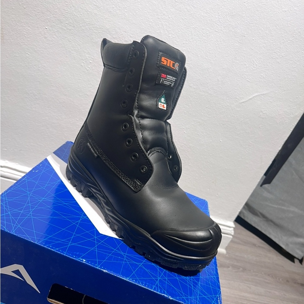 TC Black Leather Men's Boots